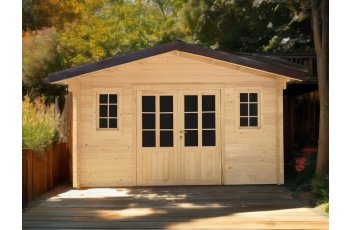 Abri Noé, épicéa massif 42mm, 4.3 x 4,8m, 20m² NOS40F40.02